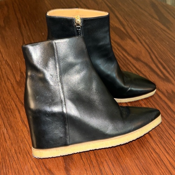 Chloé Moreen Leather Ankle Boots Sz 37 - Picture 1 of 16